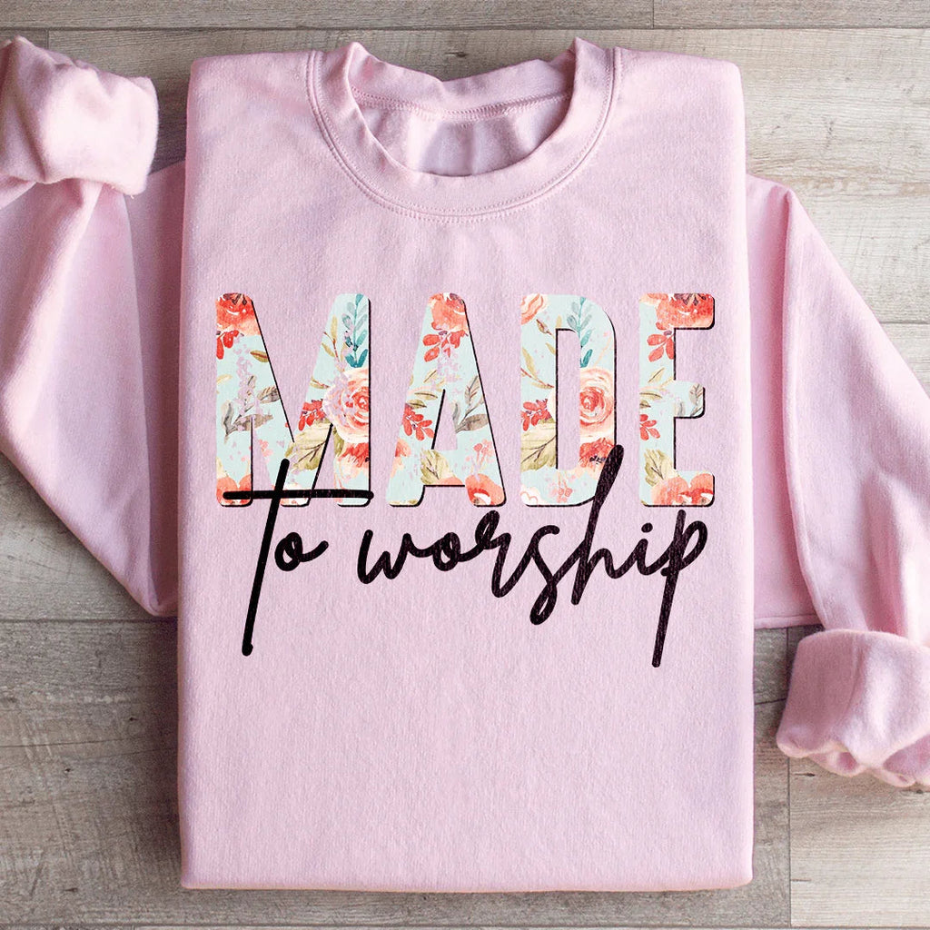 Made To Worship Sweatshirt Peachy Sunday