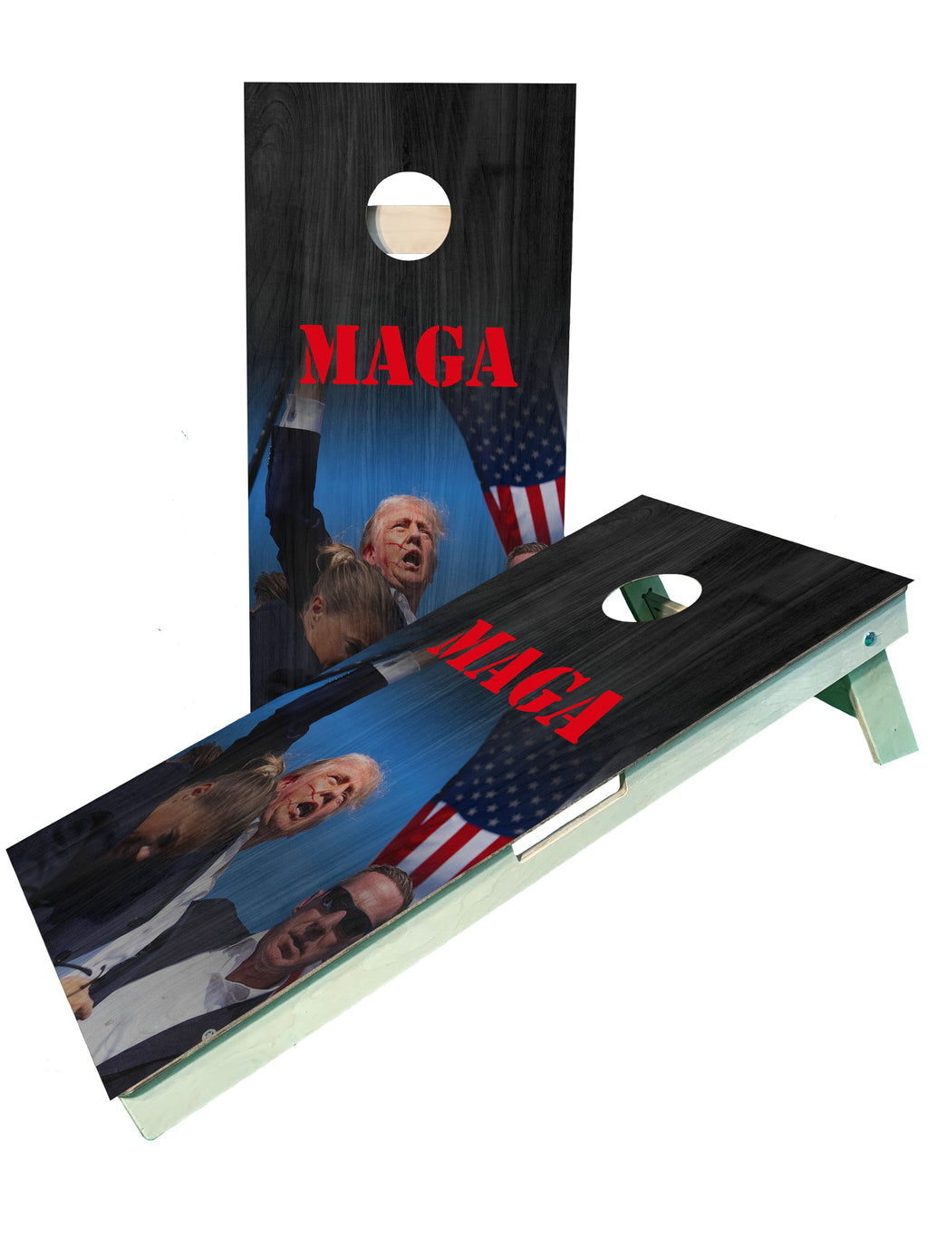 Trump MAGA Cornhole Boards - SJB-DIAMOND ELITES