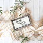 Rustic Wooden Magic Of New Beginnings Inspirational Sign Home Decor Gift BandsCo Straps