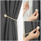 Magnetic Curtain Buckle Holder Tieback Window Accessories Curtain Decorative Curtain Tiebacks  Magnetic Curtain Tiebacks European Style Decorative Curtain Drape Tie With Strong Magnetic For Home And Office Decoration Stevvex