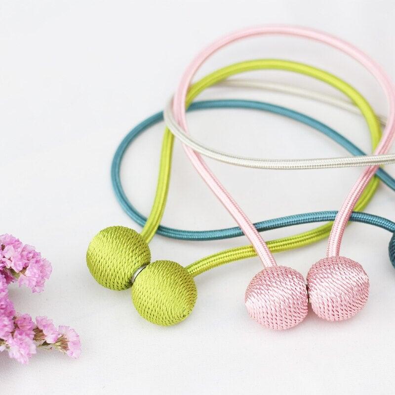 Magnetic Curtain Buckle Holder Tieback Window Accessories Curtain Decorative Curtain Tiebacks  Magnetic Curtain Tiebacks European Style Decorative Curtain Drape Tie With Strong Magnetic For Home And Office Decoration Stevvex