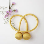 Magnetic Curtain Buckle Holder Tieback Window Accessories Curtain Decorative Curtain Tiebacks  Magnetic Curtain Tiebacks European Style Decorative Curtain Drape Tie With Strong Magnetic For Home And Office Decoration Stevvex