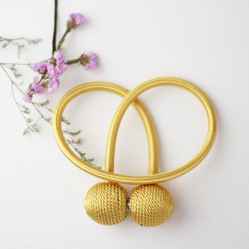 Magnetic Curtain Buckle Holder Tieback Window Accessories Curtain Decorative Curtain Tiebacks  Magnetic Curtain Tiebacks European Style Decorative Curtain Drape Tie With Strong Magnetic For Home And Office Decoration Stevvex