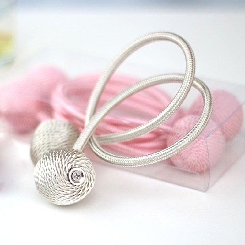 Magnetic Curtain Buckle Holder Tieback Window Accessories Curtain Decorative Curtain Tiebacks  Magnetic Curtain Tiebacks European Style Decorative Curtain Drape Tie With Strong Magnetic For Home And Office Decoration Stevvex