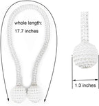 Magnetic Curtain Clip Room Accessories Pearl Ball Curtains Holder Tieback Home Decor Hanging Ball Buckle Tie Back Curtain Tiebacks Pearl Ball Home Curtain Buckle The Most Convenient Tie Backs Weave Clips Rope Straps Holder Stevvex