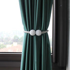Magnetic Curtain Clip Room Accessories Pearl Ball Curtains Holder Tieback Home Decor Hanging Ball Buckle Tie Back Curtain Tiebacks Pearl Ball Home Curtain Buckle The Most Convenient Tie Backs Weave Clips Rope Straps Holder Stevvex