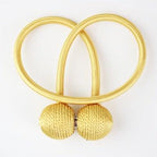 Magnetic Curtain Tieback High Quality Holder Hook Buckle Clip Curtain Tieback Polyester Decorative Home Accessories European Style Decorative Curtain Drape Tie With Strong Magnetic For Home And Office Decoration 49cm