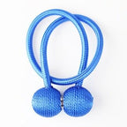 Magnetic Curtain Tieback High Quality Holder Hook Buckle Clip Curtain Tieback Polyester Decorative Home Accessories European Style Decorative Curtain Drape Tie With Strong Magnetic For Home And Office Decoration 49cm