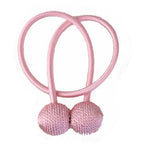 Magnetic Curtain Tieback High Quality Holder Hook Buckle Clip Curtain Tieback Polyester Decorative Home Accessories European Style Decorative Curtain Drape Tie With Strong Magnetic For Home And Office Decoration 49cm