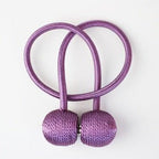 Magnetic Curtain Tieback High Quality Holder Hook Buckle Clip Curtain Tieback Polyester Decorative Home Accessories European Style Decorative Curtain Drape Tie With Strong Magnetic For Home And Office Decoration 49cm