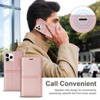 Magnetic Flip Leather Card Slot Wallet Case for iPhone 14 13 12 11 Pro Max Flip Invisible Magnetic Elegant Retro Phone Case Premium Leather PU Soft Flip Cover For iPhone Stevvex
