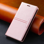 Magnetic Flip Leather Card Slot Wallet Case for iPhone 14 13 12 11 Pro Max Flip Invisible Magnetic Elegant Retro Phone Case Premium Leather PU Soft Flip Cover For iPhone Stevvex