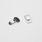 Magnetic Invisible Tie Clip Automatically Fixed Stainless Steel Metal Shirt Tie Clips Magnetic Fixed Tie Stay Clips Stainless Steel Metal Shirt Tie Clips Gifts For Father’s Day Valentine's Creative Jewelry For Men Accessories Gifts Stevvex