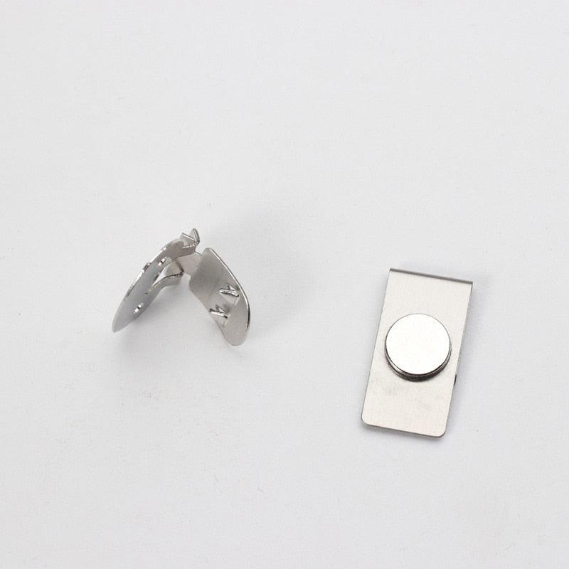 Magnetic Invisible Tie Clip Automatically Fixed Stainless Steel Metal Shirt Tie Clips Magnetic Fixed Tie Stay Clips Stainless Steel Metal Shirt Tie Clips Gifts For Father’s Day Valentine's Creative Jewelry For Men Accessories Gifts Stevvex