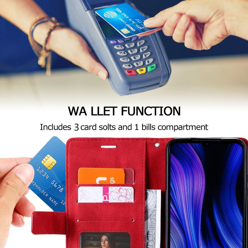 Magnetic Leather Case For iPhone 14 13 12 Mini 11 Pro Max XS XR 7 8 6 6S Plus SE 2023 Luxury Wallet Flip Card Holder Stand Cover Leather Wallet Case Magnetic Buckle Flip Folio Cover For iPhone Stevvex