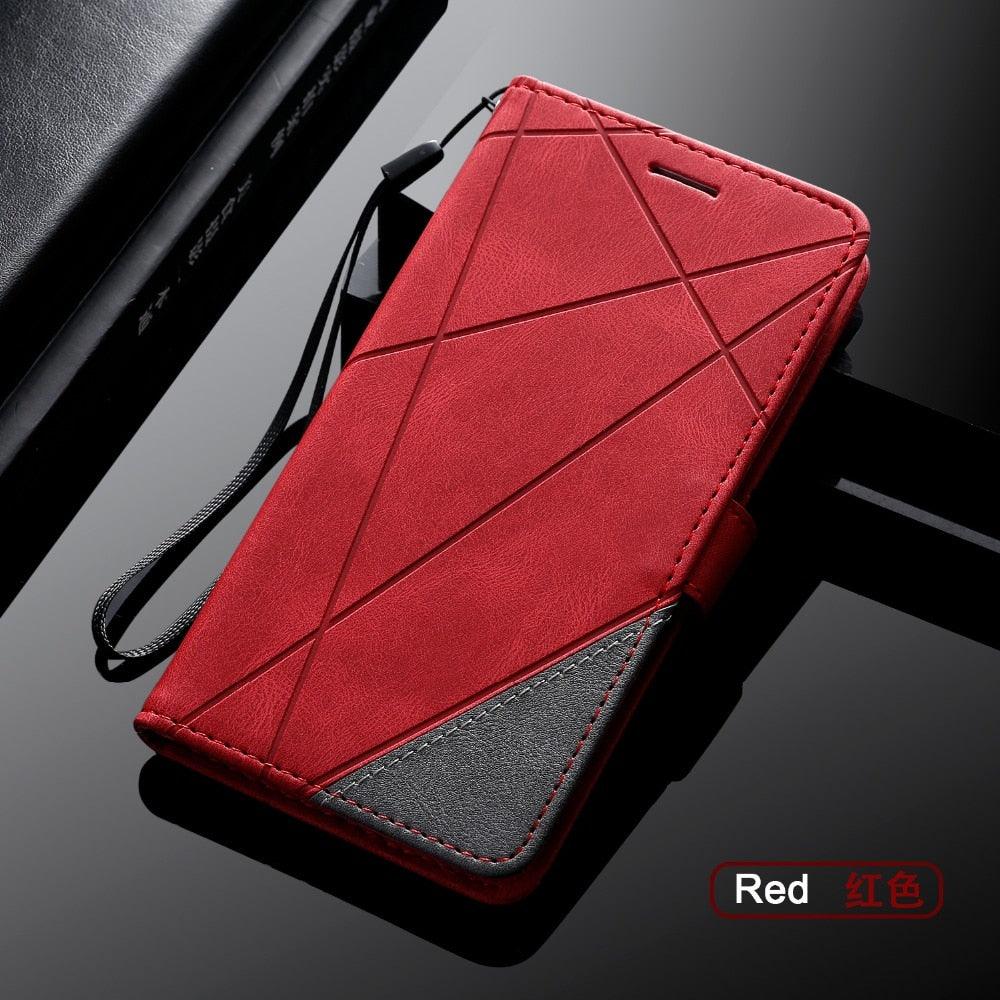 Magnetic Leather Case For iPhone 14 13 12 Mini 11 Pro Max XS XR 7 8 6 6S Plus SE 2023 Luxury Wallet Flip Card Holder Stand Cover Leather Wallet Case Magnetic Buckle Flip Folio Cover For iPhone Stevvex