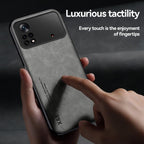Magnetic Leather Case For Xiaomi Redmi Note 11 10 11E 9 Pro 11s 10s 12 Poco X4 GT Mi 10T 12T 11T 11 Lite 5G NE Cover Extra Thin Premium Mobile Phone Case Genuine Leather Shockproof Phone Cover Stevvex