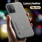 Magnetic Leather Case For Xiaomi Redmi Note 11 10 11E 9 Pro 11s 10s 12 Poco X4 GT Mi 10T 12T 11T 11 Lite 5G NE Cover Extra Thin Premium Mobile Phone Case Genuine Leather Shockproof Phone Cover Stevvex