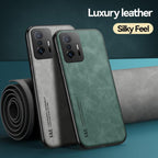 Magnetic Leather Case For Xiaomi Redmi Note 11 10 11E 9 Pro 11s 10s 12 Poco X4 GT Mi 10T 12T 11T 11 Lite 5G NE Cover Extra Thin Premium Mobile Phone Case Genuine Leather Shockproof Phone Cover Stevvex