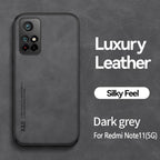Magnetic Leather Case For Xiaomi Redmi Note 11 10 11E 9 Pro 11s 10s 12 Poco X4 GT Mi 10T 12T 11T 11 Lite 5G NE Cover Extra Thin Premium Mobile Phone Case Genuine Leather Shockproof Phone Cover Stevvex