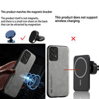 Magnetic Leather Case For Xiaomi Redmi Note 11 10 11E 9 Pro 11s 10s 12 Poco X4 GT Mi 10T 12T 11T 11 Lite 5G NE Cover Extra Thin Premium Mobile Phone Case Genuine Leather Shockproof Phone Cover Stevvex