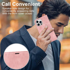 Magnetic Leather Wallet Phone Cover for iPhone 14 Plus 13 Pro Max 12 Mini for Wireless Charging Kickstand Card Case Magnetic Flip PU Leather Phone Case with Card Holder Slots Kickstand Shockproof Case Stevvex