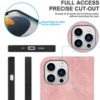 Magnetic Leather Wallet Phone Cover for iPhone 14 Plus 13 Pro Max 12 Mini for Wireless Charging Kickstand Card Case Magnetic Flip PU Leather Phone Case with Card Holder Slots Kickstand Shockproof Case Stevvex