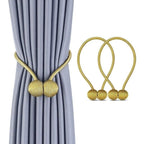 Magnetic Pearl Ball Curtain Tiebacks Accessories Holdbacks Buckle Accessory Buckles Clasp Clips Curtain Hook Holder Holder Clips For Home Office Window 49CM Stevvex