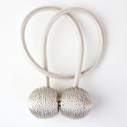 Magnetic Pearl Ball Curtain Tiebacks Accessories Holdbacks Buckle Accessory Buckles Clasp Clips Curtain Hook Holder Holder Clips For Home Office Window 49CM Stevvex