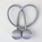 Magnetic Pearl Ball Curtain Tiebacks Accessories Holdbacks Buckle Accessory Buckles Clasp Clips Curtain Hook Holder Holder Clips For Home Office Window 49CM Stevvex