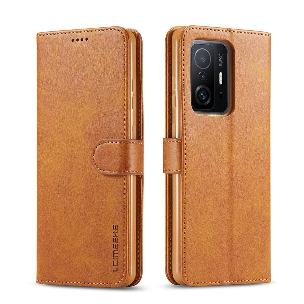 Magnetic PU Leather Wallet-Style Phone Case Fashion Flip Case with Card Slot Leather Case for Xiaomi 12T 11T Poco X4 GT X3 M3 M4 Pro NFC F4 F3 Flip Cover Mi 11 Lite 10T Redmi 9C Note 11S 10S 9S 9T 9A 8T 7 Stevvex