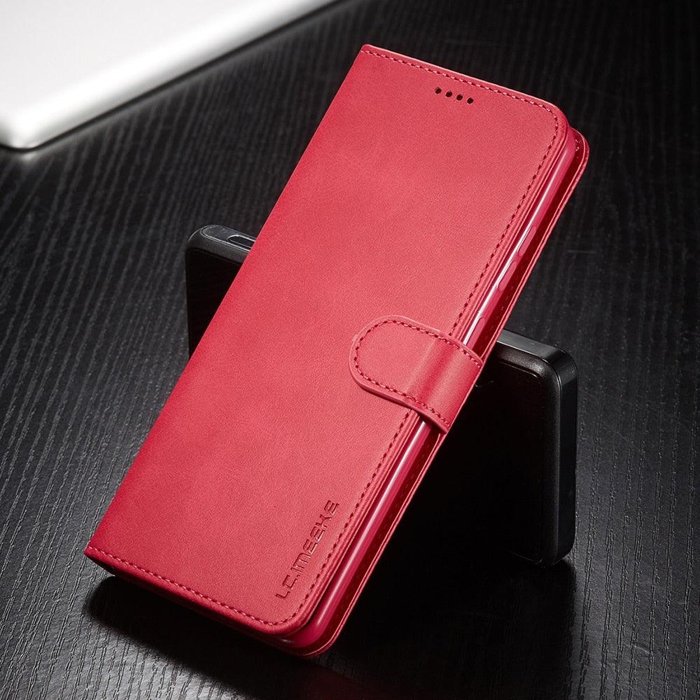 Magnetic PU Leather Wallet-Style Phone Case Fashion Flip Case with Card Slot Leather Case for Xiaomi 12T 11T Poco X4 GT X3 M3 M4 Pro NFC F4 F3 Flip Cover Mi 11 Lite 10T Redmi 9C Note 11S 10S 9S 9T 9A 8T 7 Stevvex