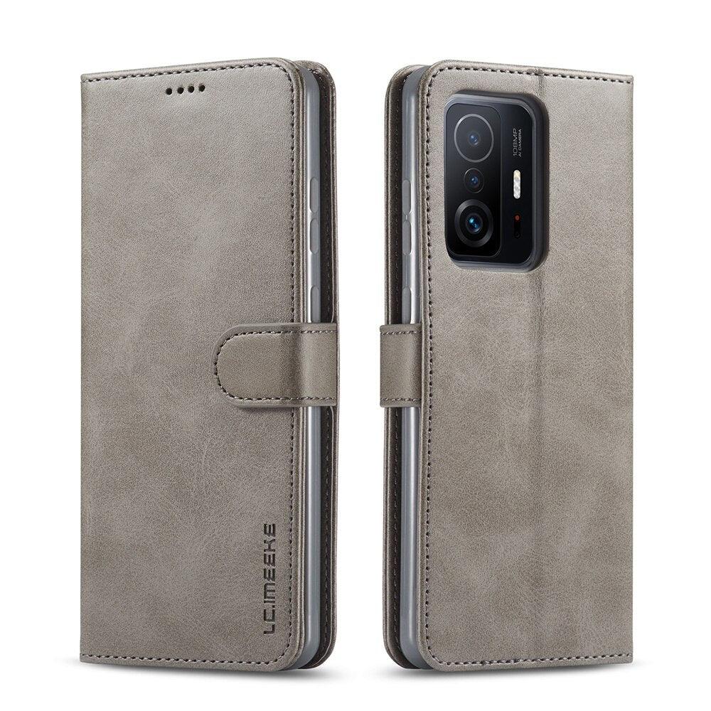 Magnetic PU Leather Wallet-Style Phone Case Fashion Flip Case with Card Slot Leather Case for Xiaomi 12T 11T Poco X4 GT X3 M3 M4 Pro NFC F4 F3 Flip Cover Mi 11 Lite 10T Redmi 9C Note 11S 10S 9S 9T 9A 8T 7 Stevvex