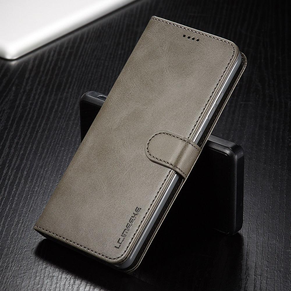 Magnetic PU Leather Wallet-Style Phone Case Fashion Flip Case with Card Slot Leather Case for Xiaomi 12T 11T Poco X4 GT X3 M3 M4 Pro NFC F4 F3 Flip Cover Mi 11 Lite 10T Redmi 9C Note 11S 10S 9S 9T 9A 8T 7 Stevvex
