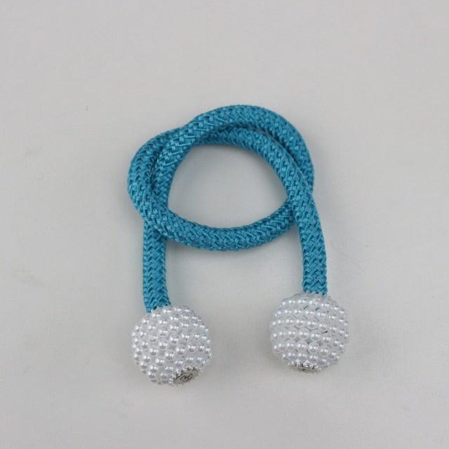 Magnets Curtains Clamps Curtain Holder Pompom Tieback Magnetic Clips Hanging Balls Tie Back Home Decoration Accessories Magnetic Curtain Tiebacks European Style Decorative Curtain Drape Tie With Strong Magnetic For Home And Office Decoration Stevvex