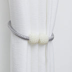 Magnets Curtains Clamps Curtain Holder Pompom Tieback Magnetic Clips Hanging Balls Tie Back Home Decoration Accessories Magnetic Curtain Tiebacks European Style Decorative Curtain Drape Tie With Strong Magnetic For Home And Office Decoration Stevvex