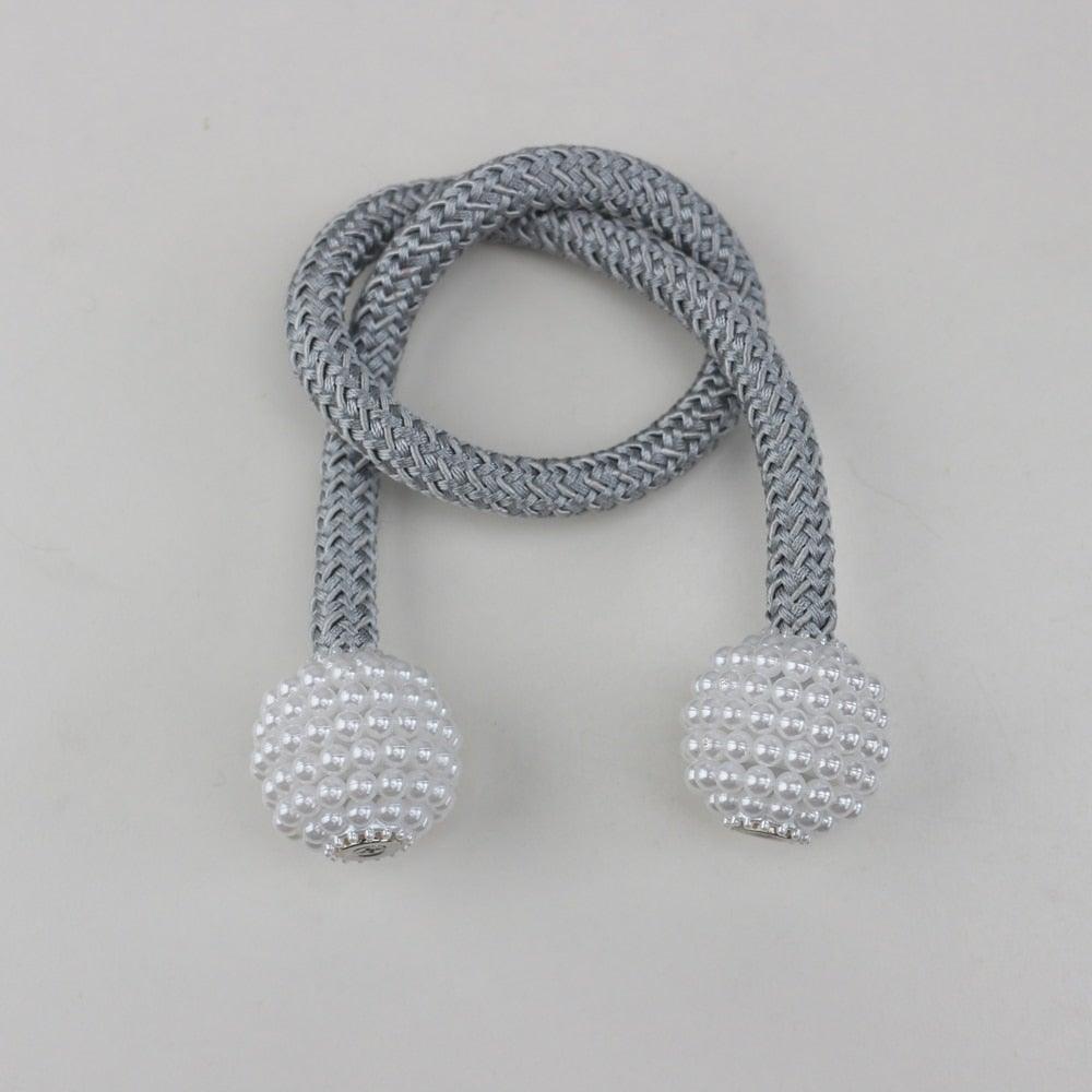 Magnets Curtains Clamps Curtain Holder Pompom Tieback Magnetic Clips Hanging Balls Tie Back Home Decoration Accessories Magnetic Curtain Tiebacks European Style Decorative Curtain Drape Tie With Strong Magnetic For Home And Office Decoration Stevvex