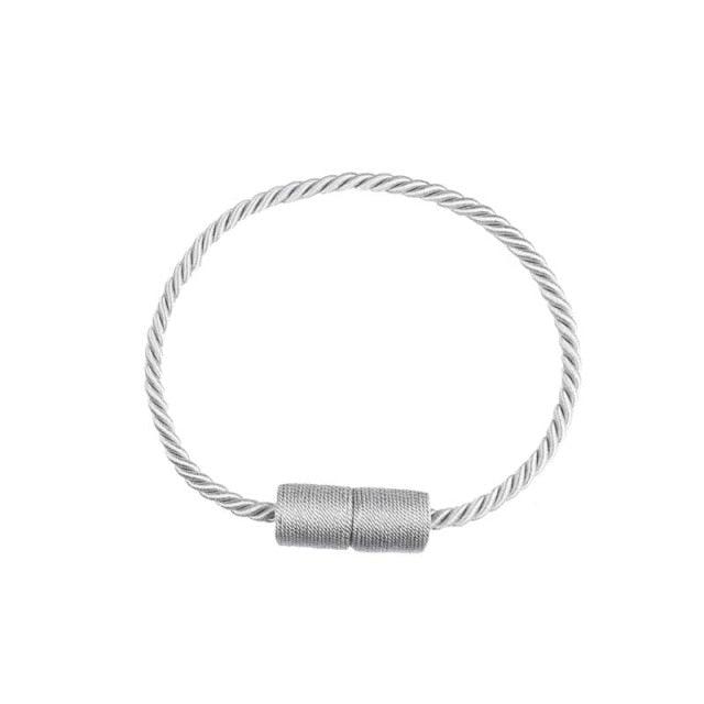Magnets Curtains Clamps Curtain Holder Tieback Magnetic Clips Hanging Balls Tie Back Home Decoration Accessories Tie Backs Decorative Handmade Rope Holdback Strong Magnetic Holder For Small Thin Sheer Window Treatment 50CM Stevvex