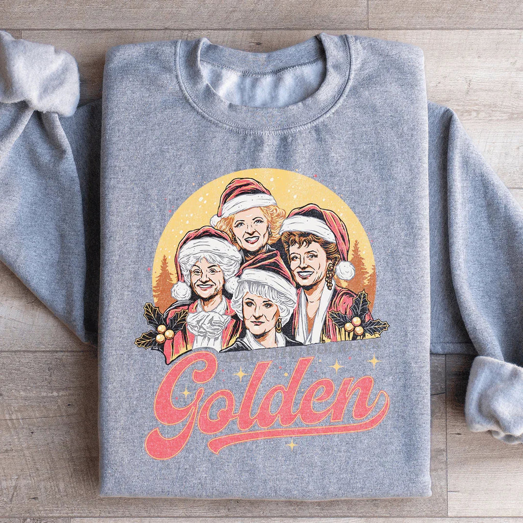 Make The Holidays Golden Sweatshirt Peachy Sunday