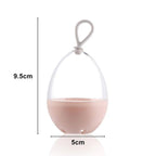 Makeup Sponge Case Capsule Shaped Box Container Makeup Drying Holder Easy Sponge Display Storage Cosmetic Puff Holder Egg Shape Box Stevvex