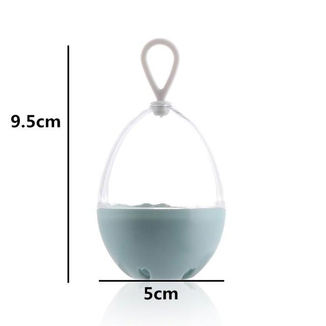 Makeup Sponge Case Capsule Shaped Box Container Makeup Drying Holder Easy Sponge Display Storage Cosmetic Puff Holder Egg Shape Box Stevvex