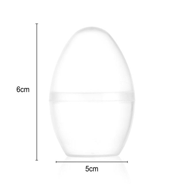 Makeup Sponge Case Capsule Shaped Box Container Makeup Drying Holder Easy Sponge Display Storage Cosmetic Puff Holder Egg Shape Box Stevvex