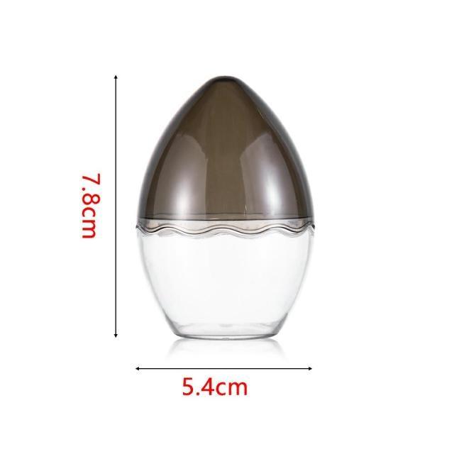 Makeup Sponge Case Capsule Shaped Box Container Makeup Drying Holder Easy Sponge Display Storage Cosmetic Puff Holder Egg Shape Box Stevvex