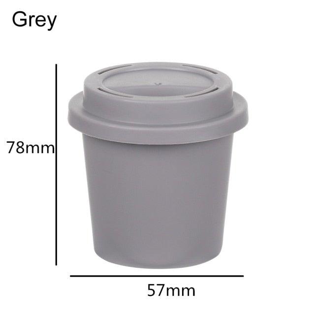 Makeup Sponge Case Capsule Shaped Box Container Makeup Drying Holder Easy Sponge Display Storage Cosmetic Puff Holder Egg Shape Box Stevvex
