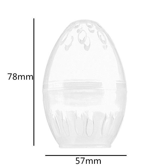 Makeup Sponge Case Capsule Shaped Box Container Makeup Drying Holder Easy Sponge Display Storage Cosmetic Puff Holder Egg Shape Box Stevvex