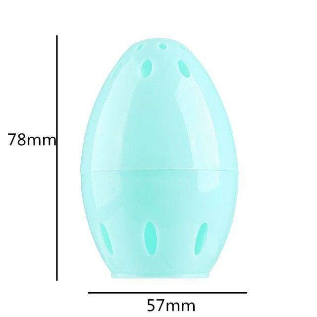 Makeup Sponge Case Capsule Shaped Box Container Makeup Drying Holder Easy Sponge Display Storage Cosmetic Puff Holder Egg Shape Box Stevvex