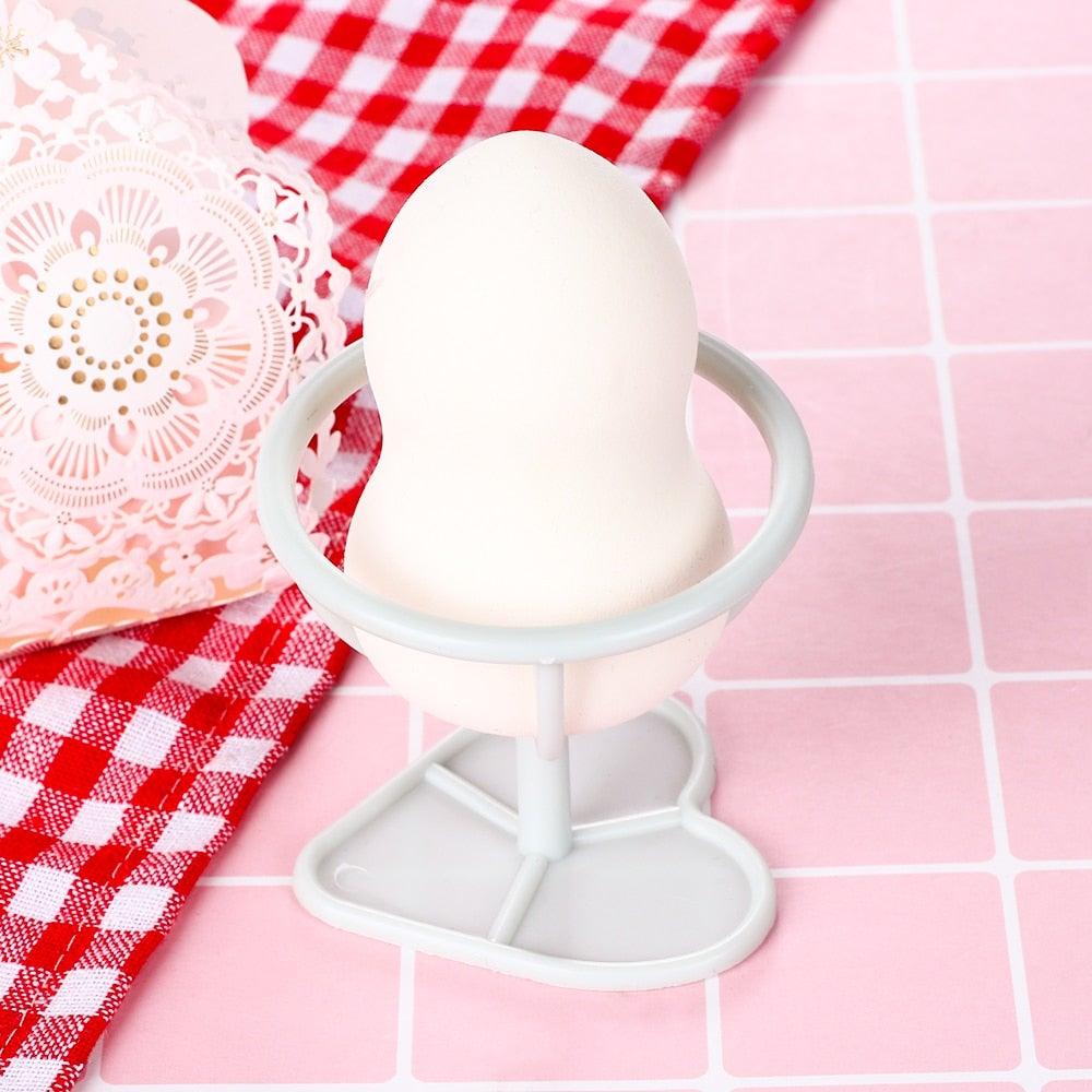Makeup Sponge Case Capsule Shaped Box Container Makeup Drying Holder Easy Sponge Display Storage Cosmetic Puff Holder Egg Shape Box Stevvex