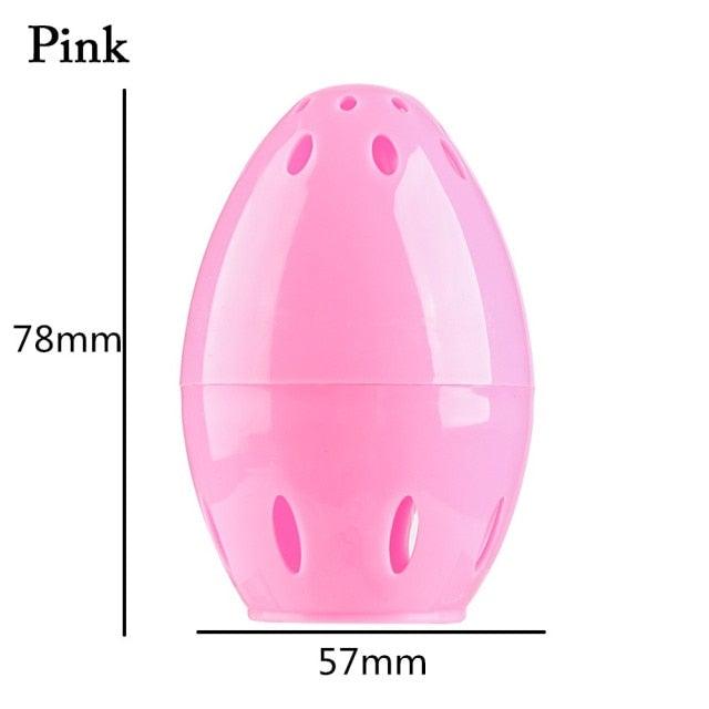 Makeup Sponge Case Capsule Shaped Box Container Makeup Drying Holder Easy Sponge Display Storage Cosmetic Puff Holder Egg Shape Box Stevvex