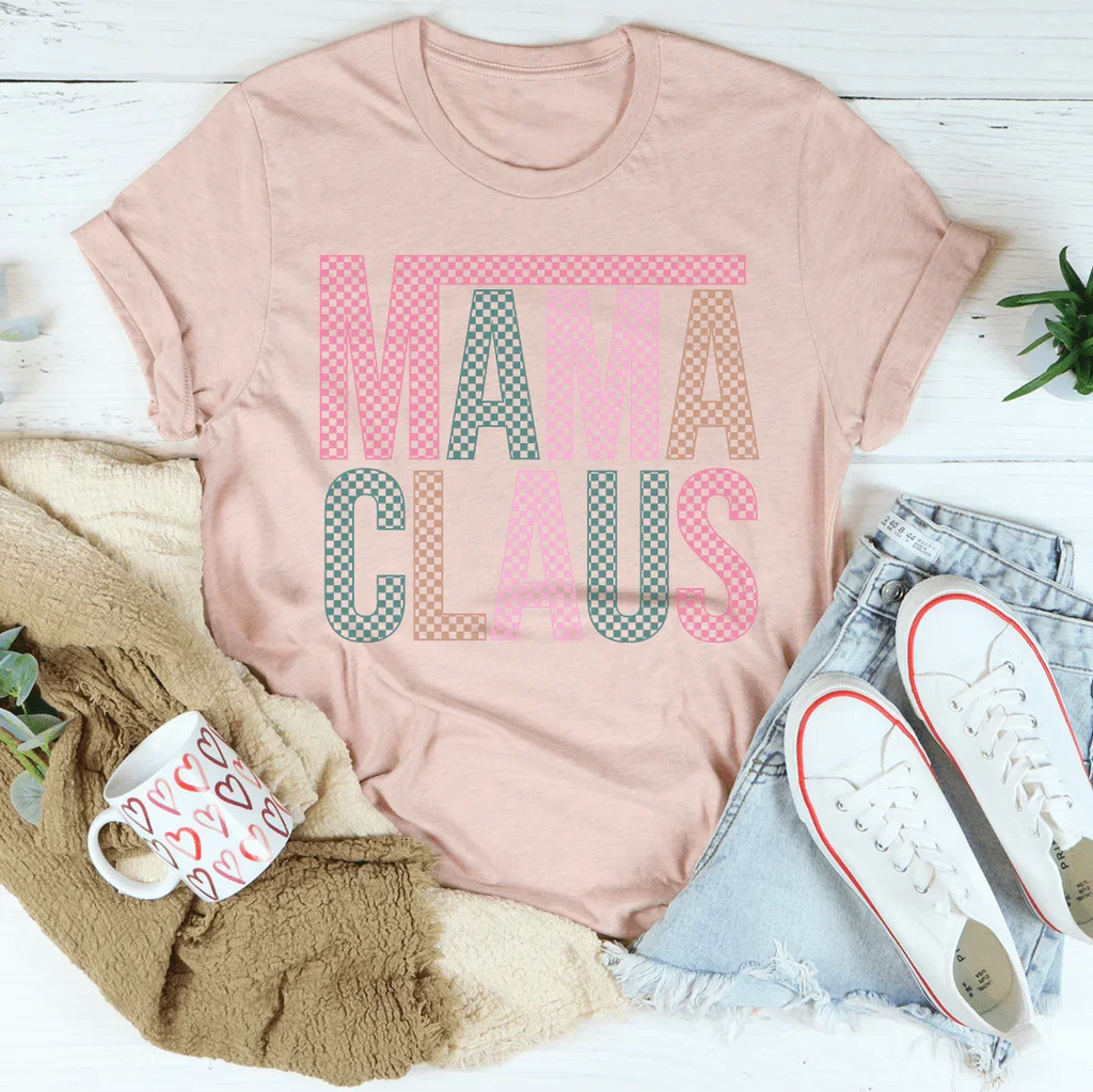 Mama Claus Tee Peachy Sunday