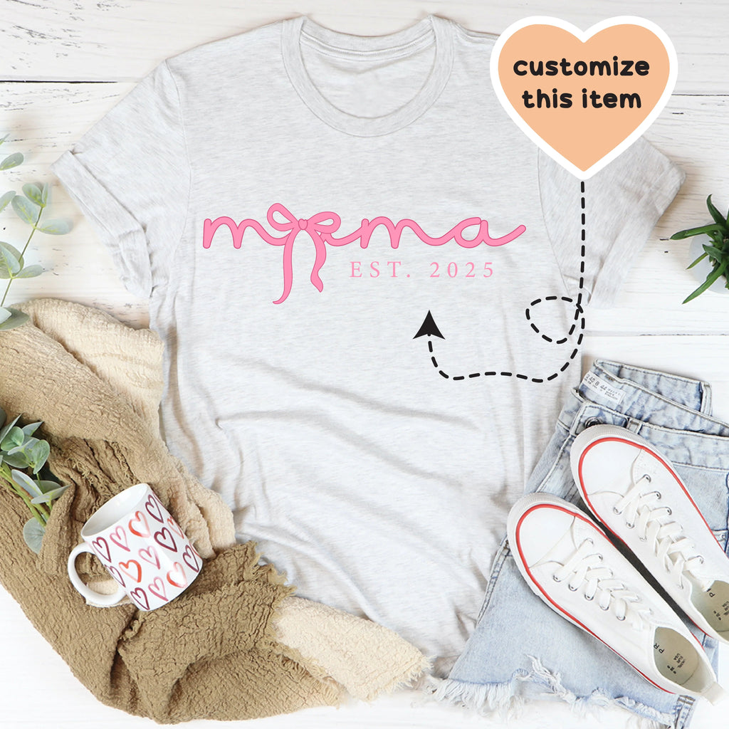 Mama Custom Tee Peachy Sunday